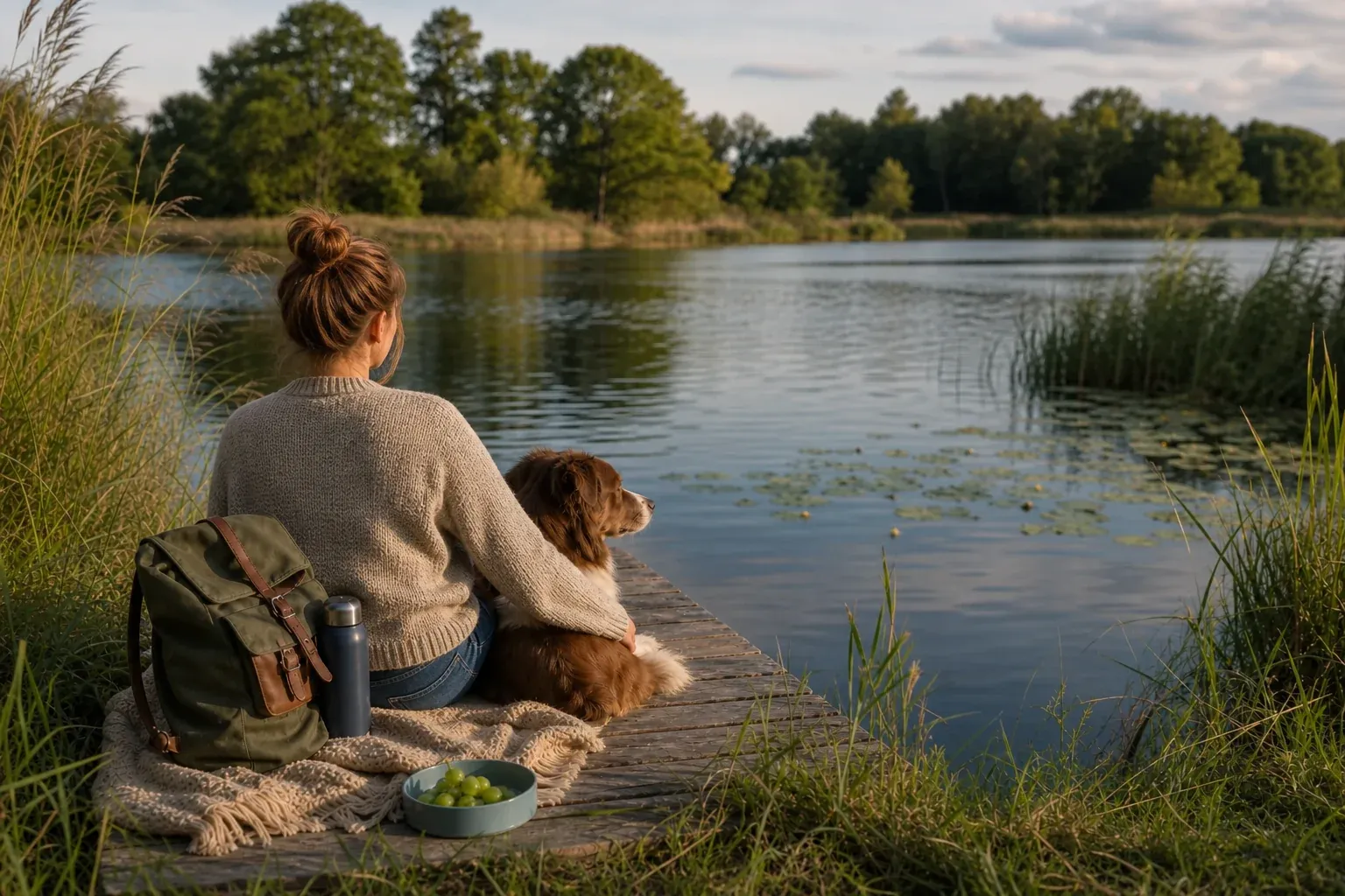 Ostfriesische Seenplatte: Ruhe am Wasser mit Hund