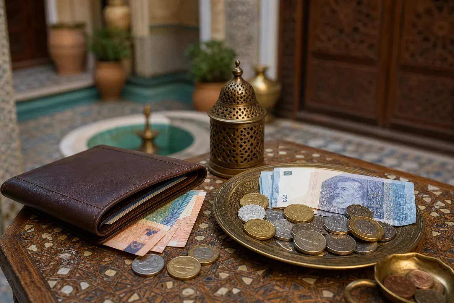 Budget und Währung: Dirham, Euro-Kurs und Trinkgeld-Knigge