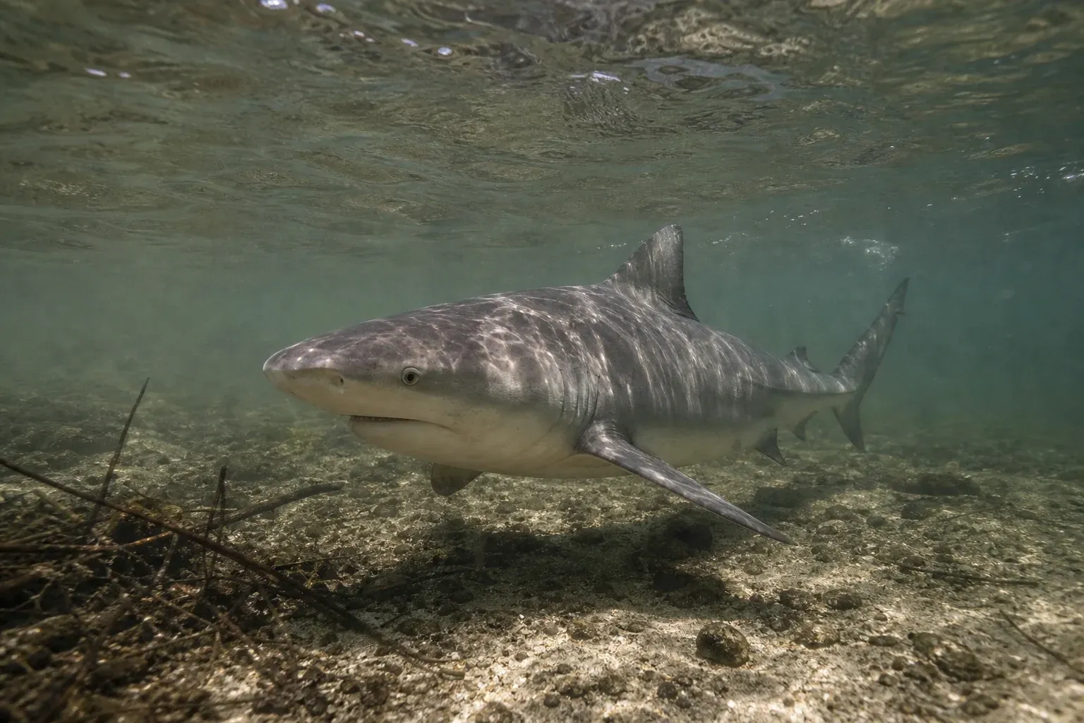 3. Bullenhai: im Flachwasser und in Flüssen unterwegs
