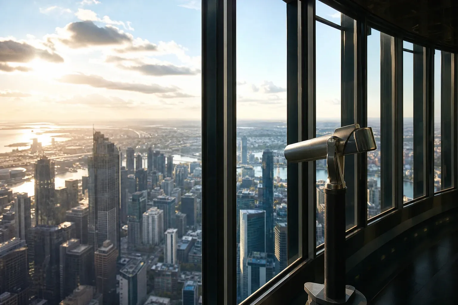 3. Eureka Skydeck: Ausblick über ganz Melbourne