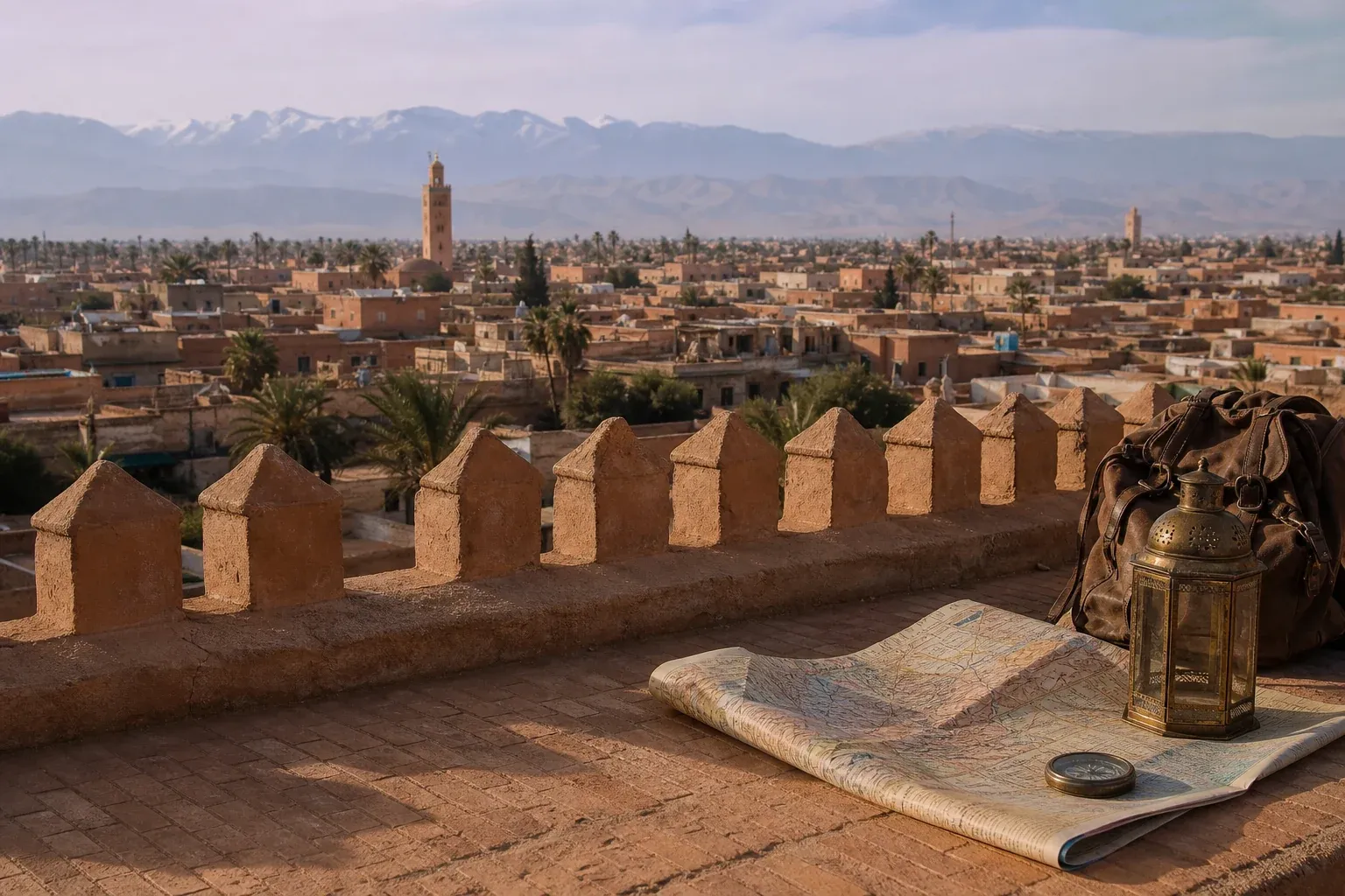 Marrakesch in Marokko: Geografische Einordnung und erster Überblick