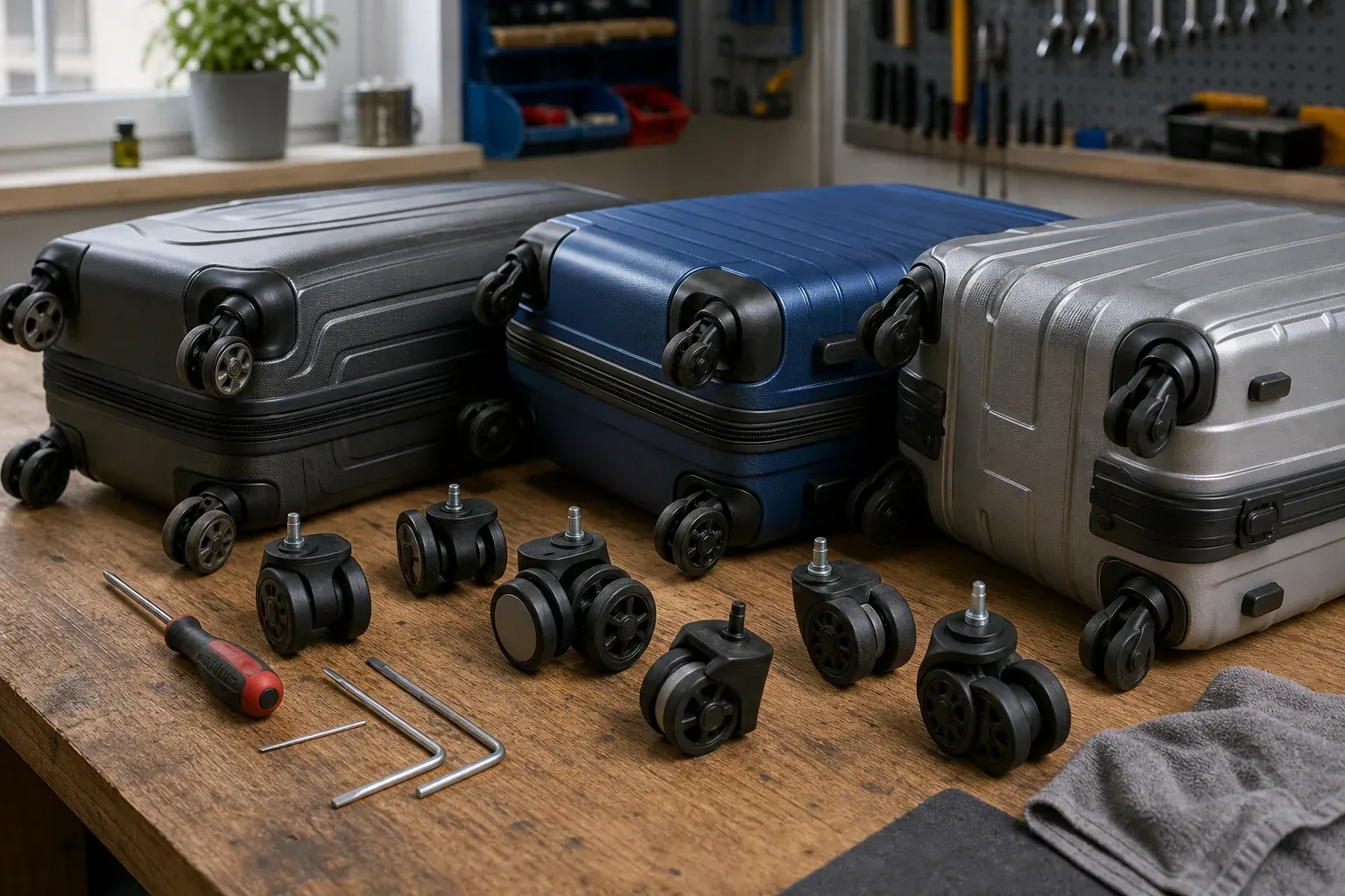 Passen Ersatzrollen bei Samsonite, Travelite und Titan?